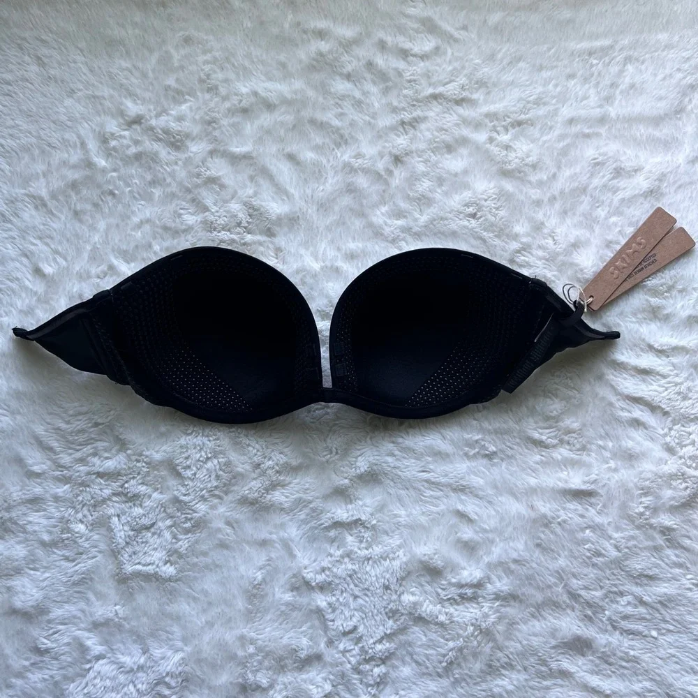 Skims Multi-Way‎ Underwire Bra Onyx Black Size 32D ST-STP-5942W New No Straps